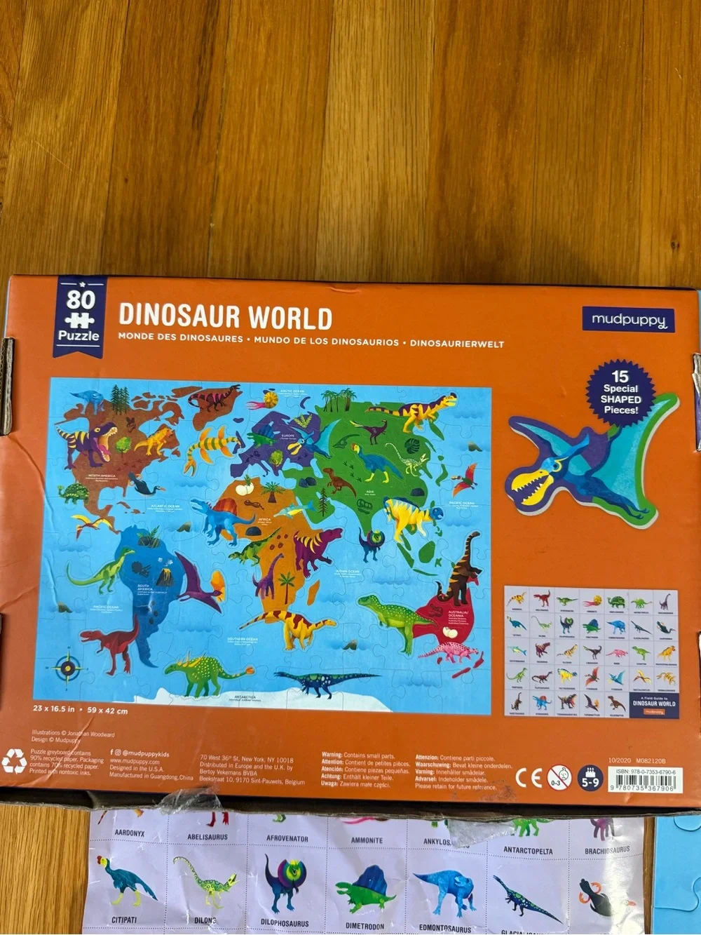Dinosaur World Puzzle for Kids - 80 piece